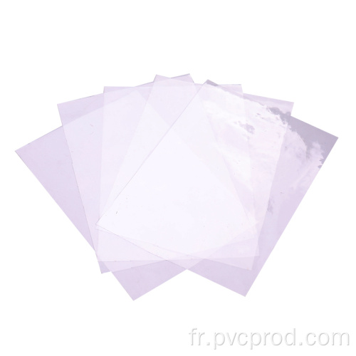 Film de fonction de protection du film PVC transparent